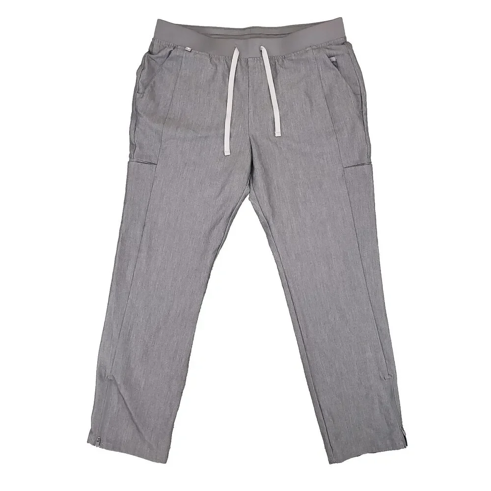 Figs Technical‎ Collection Scrub Pants Size Large Gray Medical Uniform Nurse